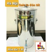 (Hà Nội Hỏa tốc 1H có Ngay )Bình đựng nước inox 7lit ,10 lit15 lít,20 lít 25,lít SUS 304,bình nước inox có vòi lấy nước