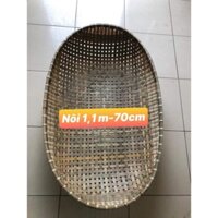 HÀ NỘI NÔI TRE ĐẶT NẰM VÕNG SIZE TO, SIZE  ĐẠI 110CM X70 CHO BÉ SINH ĐÔI HOẶC BÉ LỚN. .