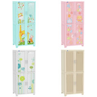 (Hà Nội) Tủ nhựa 2 buồng treo đồ cao cấp Duy Tân Mã Wing 4C (Tặng 10 móc treo cao cấp)