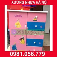 [Hà Nội] Tủ nhựa đựng quần áo cho bé gái VTB03