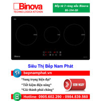 [HÀ NỘI]Bếp từ 3 vùng nấu Binova BI-334-ID