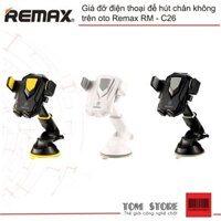 [HÀ NỘI]Giá đỡ điện thoại đế hút chân không trên oto Remax RM - C26