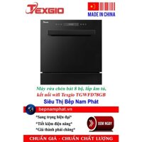 [HÀ NỘI]Máy rửa bát 11 bộ Texgio TGWFD78GB kết nối WIFI thông minh qua Smartphone | MADE IN CHINA
