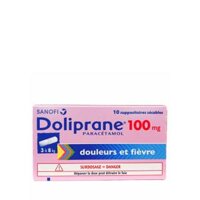 Hạ sốt Doliprane 100mg (đút hậu môn) - 3-8kg