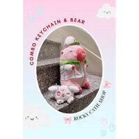 [H/Ả THẬT] Combo CAPY&KEYCHAINS Bunny siêu xinh, thích hợp làm quà tặng cho các bạn nữ dịp sinh nhật, 8/3,…