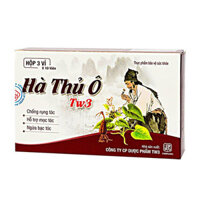 Hà Thủ Ô Tw3 (3 vỉ x 10 viên), hỗ trợ làm đen tóc, giảm lượng tóc gãy rụng