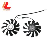 HA8010H12F-Z 75MM 2Pin GTX1050Ti GPU Cooler DUAL Fan for MSI Geforce GTX 1050Ti GTX-1050-Ti-4GT-OC(2Pcs)