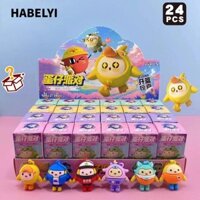 Habelyi 24 Cái / hộp, Hộp Sanrio Hello Kitty, Mini Cinnamoroll Với Bradde Chain Anime Nhân Vật Mặt Dây Chuyền Trẻ Em