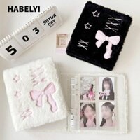 Habelyi Binder Album Ảnh, Quà Tặng A6 Photo Collect Book, Phim Hoạt Hình Sang Trọng Hàn Quốc Lá Rời Photocard Giá Đỡ