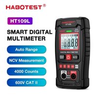 HABOTEST HT109L Digital Multimeter 600V AC/DC 4000 Counts High-Precision Anti-Burning Smart Multimeter /No Need To Shift
