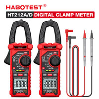 HABOTEST🔥HT212 Digital Clamp Meter 600V 400A DC AC Current Voltage Tester True RMS Ohm Continuity Hz Tester Multitester