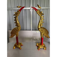 HẠC THỜ GỖ MÍT SƠN SON