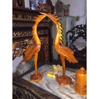 hạc thờ gỗ