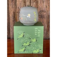 Hạc Vũ Trường Xuân - Bộ Quà Tặng Trà Shan Tuyết Ngon Thượng Hạng 200Gr Hộp Carton Lạnh Cao Cấp