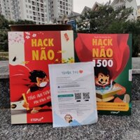 Hack Não 1500 - Sách học từ vựng tiếng Anh theo chủ đề bằng truyện chêm và âm thanh tương tự tặng miễn phí App Hack Não Pro dạy phát âm chuẩn bản xứ (Step Up English)