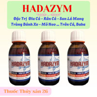HADAZYM (CÁ) - xử lý đỉa, rận, sán lá mang, trùng bánh xe, trùng mỏ neo, trùng quả dưa
