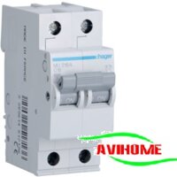 Hager Aptomat 1 pha 2 cực 16A MU216A