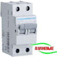 Hager Aptomat 1 pha 2 cực 32A 6KA -  MU232A( Át Hager)