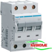 Hager Aptomat 3 pha 50A 10KA  - NC350A ( Át Hager)