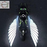 Haha 2 Chiếc Xe Máy LED Dưới Đèn Máy Chiếu Ma Thiên Thần Cánh Ánh Sáng Xe Máy Sửa Đổi Đèn LED Trang Trí VN