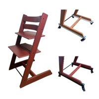 Haha Bánh xe ghế ăn di động cho bé Dễ dàng di chuyển Bánh yên tĩnh cho các dịp khác nhau