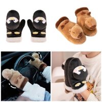 Haha Găng tay giữ nhiệt cho bé trai bé gái Găng tay mùa đông Găng tay tuyết ấm ngoài trời