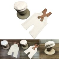 Haha Mũ mỏ vịt và Bộ quần dài buộc Unisex Trang phục chụp ảnh cho bé cho 0-1M