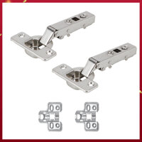 Hai bộ Bản lề giảm chấn Hafele 483.01.720 / 483.01.721 / 483.01.722, inox304, dùng cho cửa cánh tủ