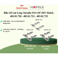 Hai bộ bản lề Hafele 483.01.720 / 483.01.721 / 483.01.722, inox304, dùng cho cửa cánh tủ