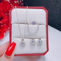 HAI- BỘ TRANG SỨC ĐÁ TRÒN SIÊU ĐẸP