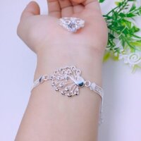 HAI- LẮC TAY BẠC CAO CẤP - LẮC CÔNG