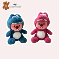 Hải Ly Loopy Cosplay Khủng Long-Xanh-Hồng - 40cm-55cm - Thú Nhồi Bông - Quà Tặng - Đồ Chơi - Trẻ Em | Hug Accessories