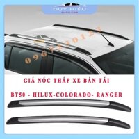 Hai Thanh Giá Nóc Xe Bán Tải Dán Thấp Ranger, BT50, Colorado, Hilux