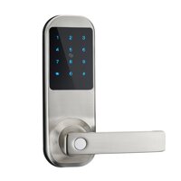 HAIFUAN M10 V2.0 Bluetooth Digital Door Lock, Unlock with Code, APP, Card and Key,Compatible with Alexa (NB)
