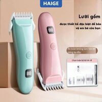 HAIGE Tông Đơ Cắt Tóc,đầu gốm, chống thấm nước và dễ lau chùi,Hoạt động êm ái, thích hợp cho trẻ sơ sinh và trẻ nhỏ