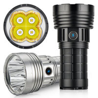 HAIKELITE HG50 4*G50 LED High Powered 21700 Flashlight Type-C Rechargeable Powerful Portable LED Torch for Outdoor Hikin