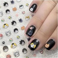 【Haikyu】Bộ 2 Sticker dán móng tay【Trực tiếp từ Nhật Bản】
