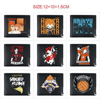 Haikyuu 2025 Ví thể thao Anime PU Bifold dành cho trẻ em Ví an toàn in hành động động