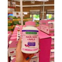 Hair skin nails Viên Uốn g Đẹp Da, Tóc, Móng Hair Skin Nail Nature's Bounty 250 Viên Mỹ