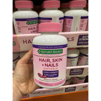 hair skin nails Viên Uống Đẹp Da, Tóc, Móng Hair Skin Nail Nature's Bounty 250 Viên