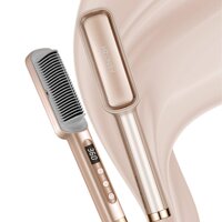 Hair Straightener Brush– A Built-In Comb Straightening Brush With Led Display, 20s Fast Heating & Anti-Scalding & Automatic Shutdown, Suitable For ...