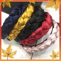 [Hairband] - Băng Đô Bờm Cài Tóc Thắt Bím Lụa Sang Chảnh Cực Xinh Cho Bạn Gái, Mẹ Và Bé Gái Từ 5 Tuổi