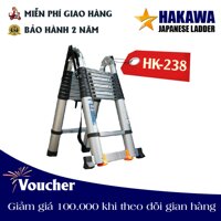 [HAKAWA] Thang nhôm rut doi HAKAWA HK238 - bảo hành 2 năm chính hãng