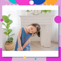 Haki_ Đầm bé gái_Váy bò bé gái -TB1527 [HÀNG ĐẸP CHUẨN]