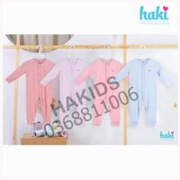 HAKIDS  [] Bộ bodysuit dài tay vải sợi tre (Bamboo) chính hãng HAKI -BB007