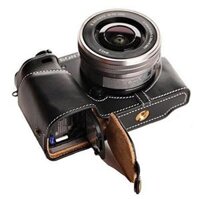 Half case - Bao da máy ảnh Sony A6000 A6300 A6500 - A6000A6300,Màu đen