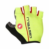 HALF FINGER CASTELLI ROSSO CORSA CLASSIC CYCLING BICYCLE GLOVES