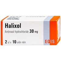 Halixol 30mg (Ambroxol) (H2vỉ x10viên) – viên