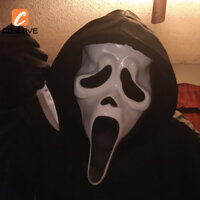 Halloween Đáng Sợ Ma Mặt Cosplay Mặt nạ Phù Hợp Với Người Lớn Trang Phục Màu Trắng Mặt nạ Cổ Điển Ghostface Cosplay Trang Trí Mặt nạ