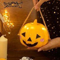 Halloween Influencer Bí Ngô Di Động Bánh Xô Trang Trí Đêm Halloween Món Tráng Miệng Tiệc Trang Trí Bánh Hộp Đóng Gói Cắm